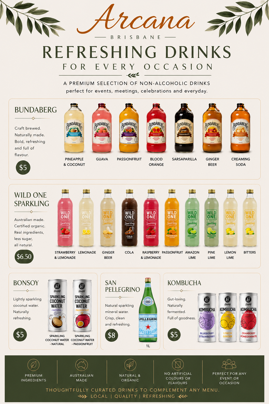 Arcana Drinks